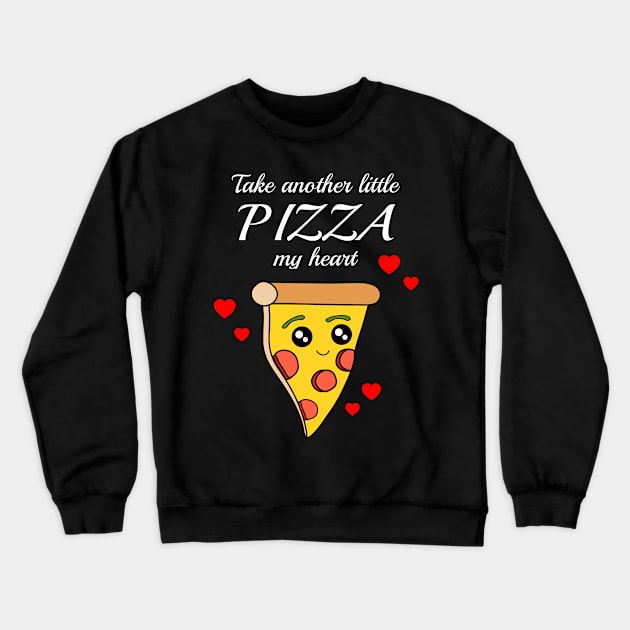 Pizza Valentine Crewneck Sweatshirt by Scar